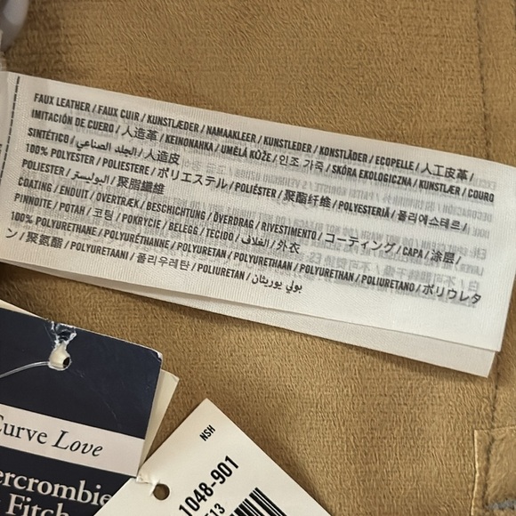 Abercrombie & Fitch The 90s Straight Ultra High Rise Pant Silver Metallic - Picture 9 of 12